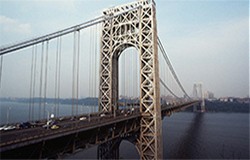 A photo of the George Washington Bridge