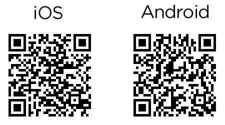 QR codes to download Passio