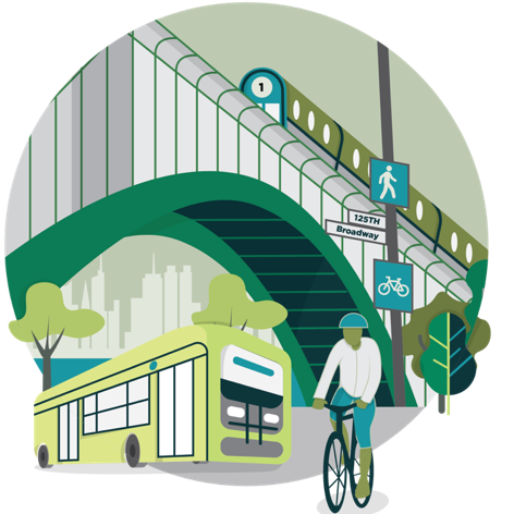 Sustainable Transportation icon from Plan 2030