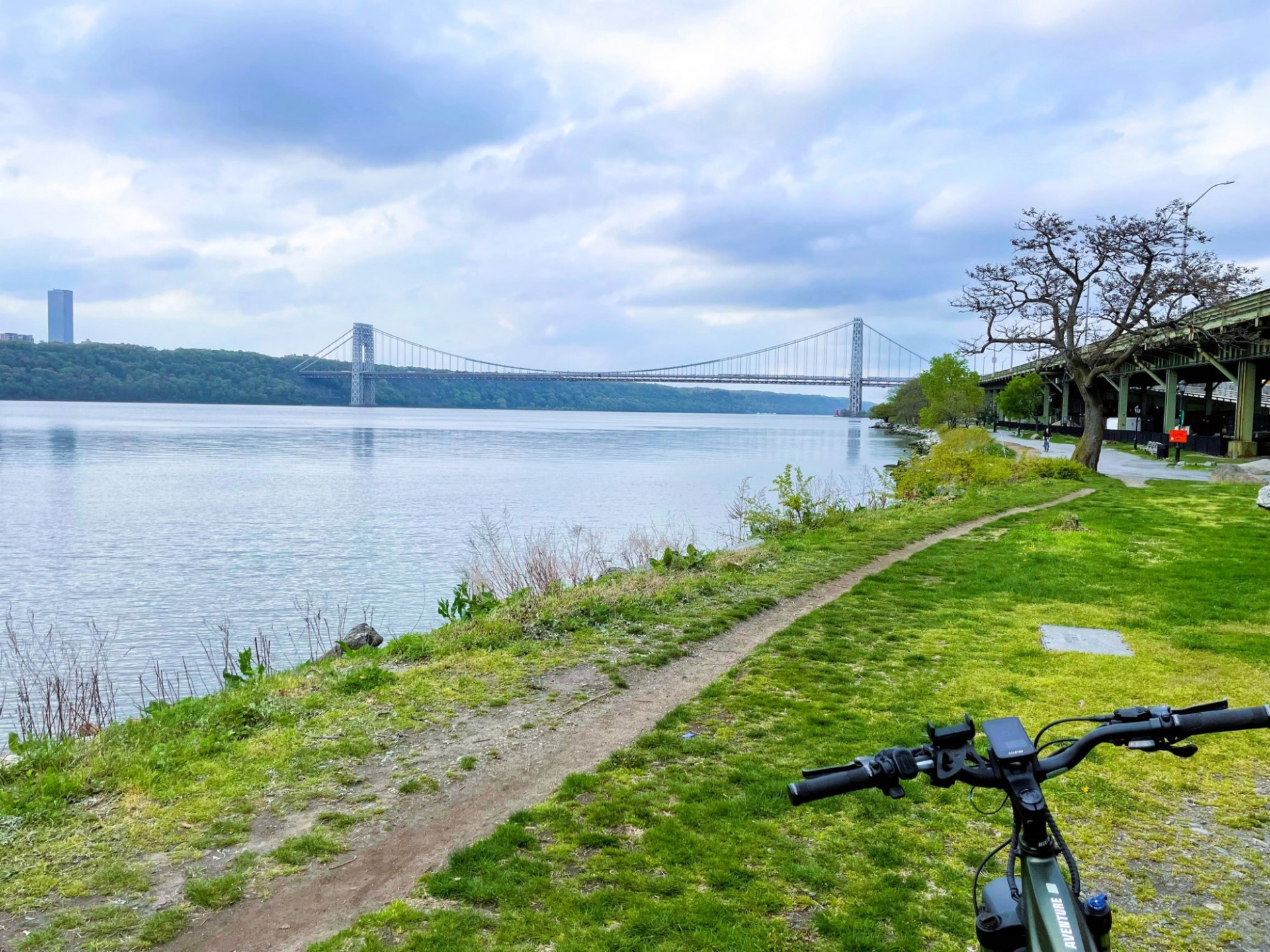 George Washington Bridge in the distance