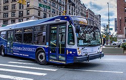 A photo of the Manhattanville Loop Shuttle