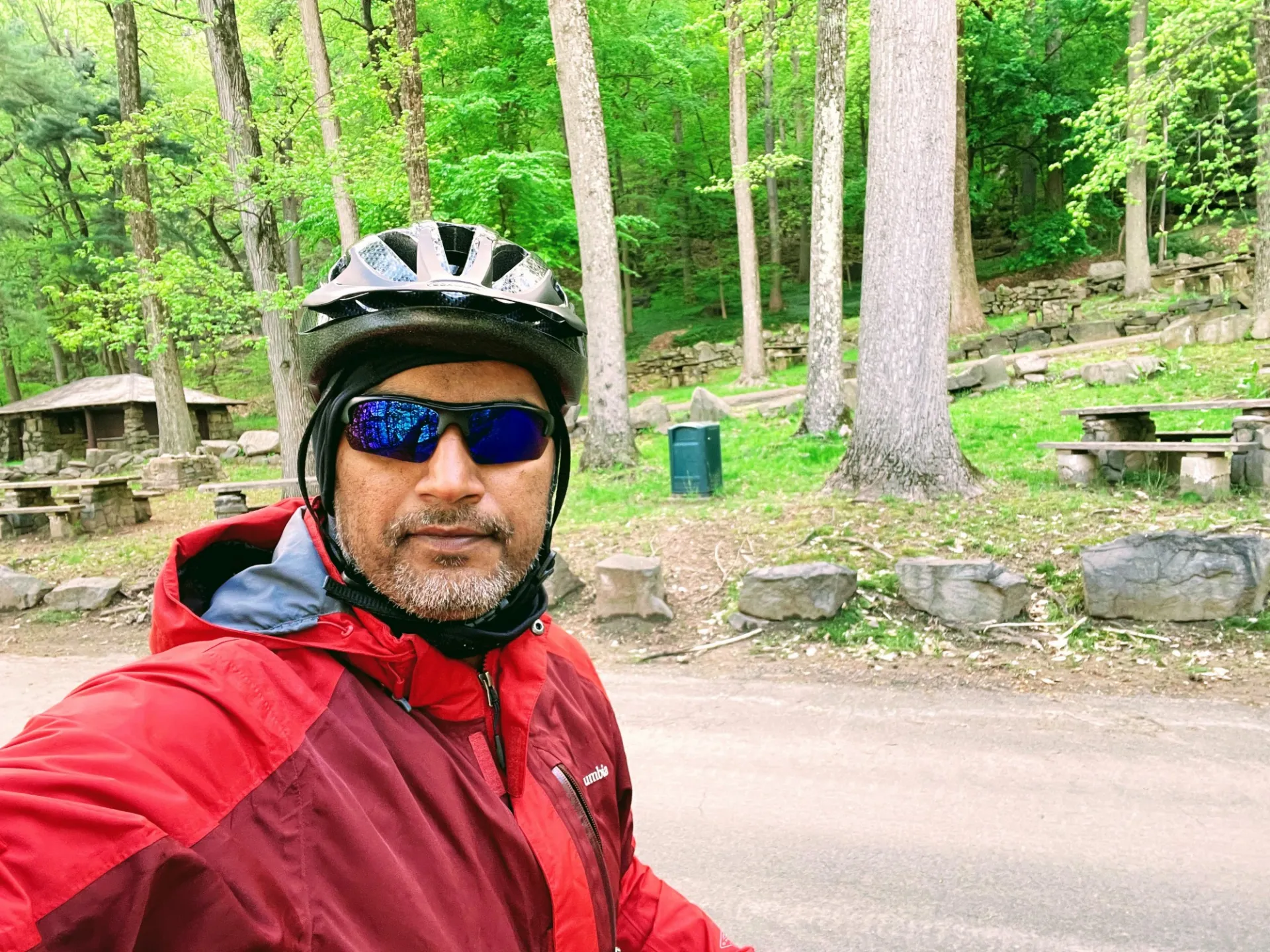 Raju on his bike