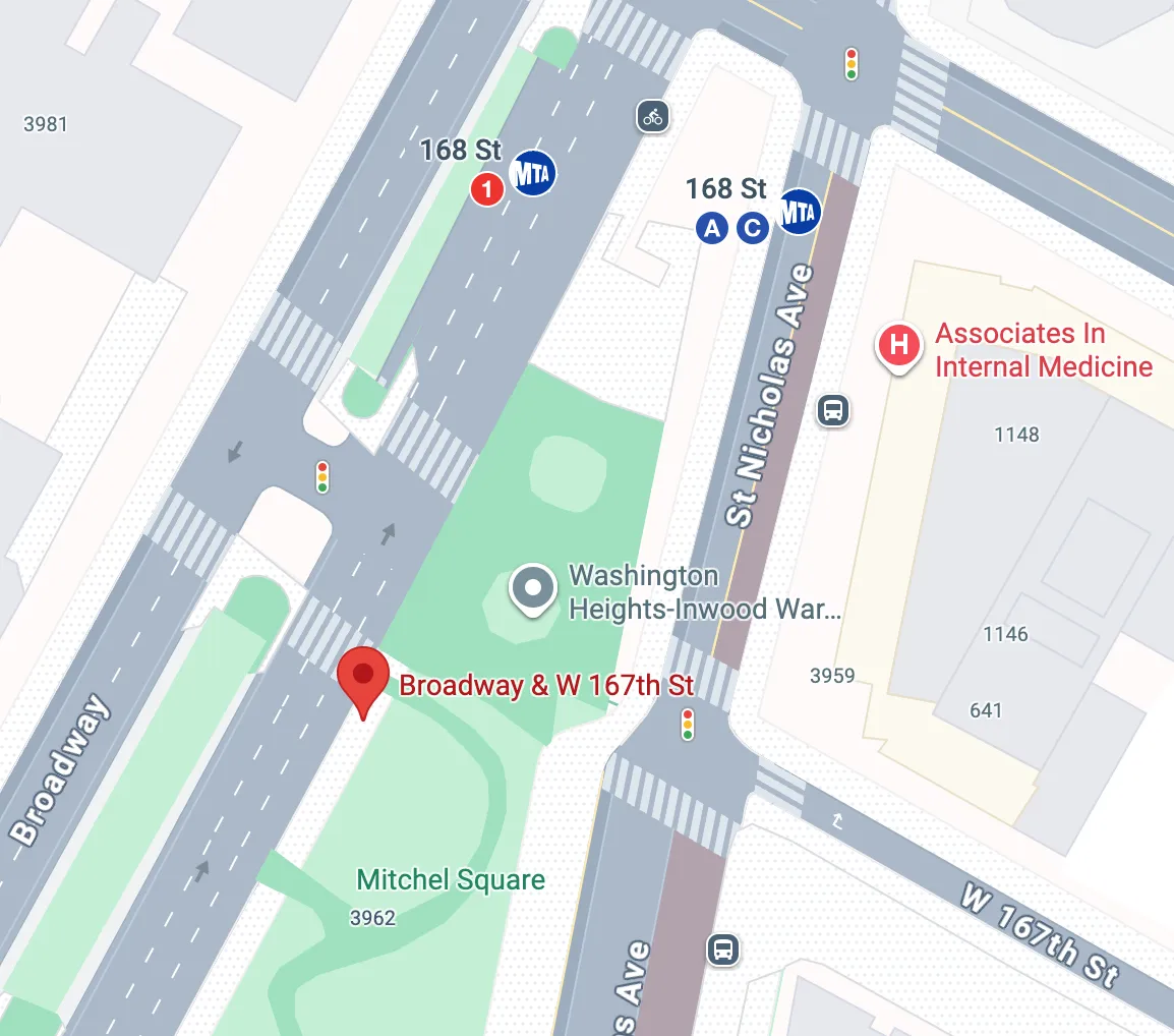 Stop relocation map